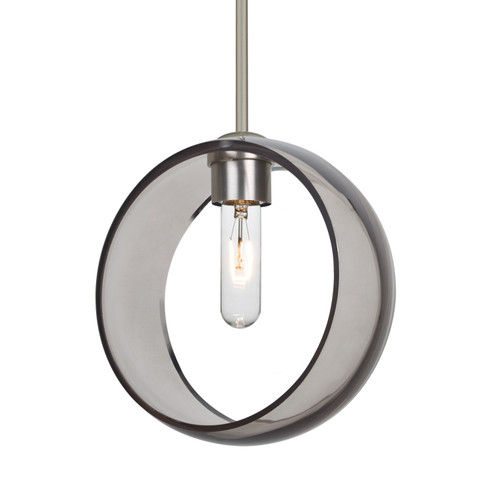 Besa Mana Stem Pendant One Light Pendant in Satin Nickel (74|1TTMANASMSNNI)