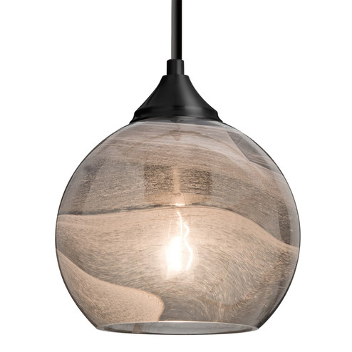 Besa Jilly Stem Pendant LED Pendant in Black (74|1TTJILLYSMEDILBK)