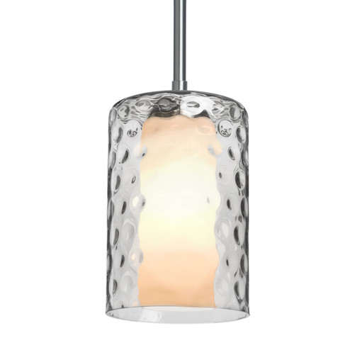 Besa Esa Stem Pendant LED Pendant in Satin Nickel (74|1TTESACLLEDSN)