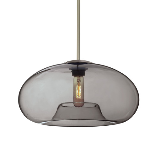 Besa Bana 15 Pendant LED Pendant in Satin Nickel (74|1TTBANA15SMEDILSN)
