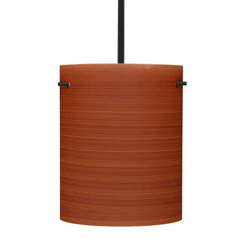 Besa Tamburo 8 Stem Pendant LED Pendant in Black (74|1TT4006CHLEDBK)