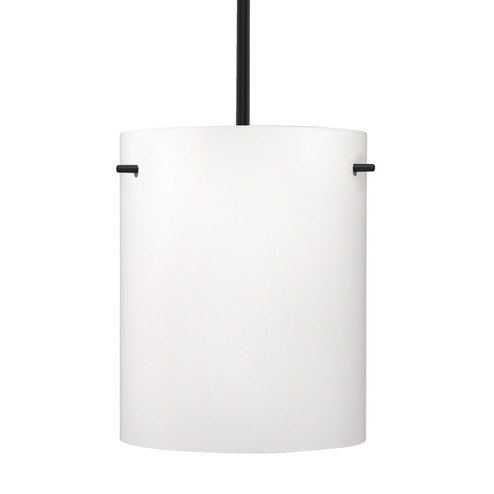 Besa Tamburo 8 Stem Pendant LED Pendant in Black (74|1TT400607LEDBK)