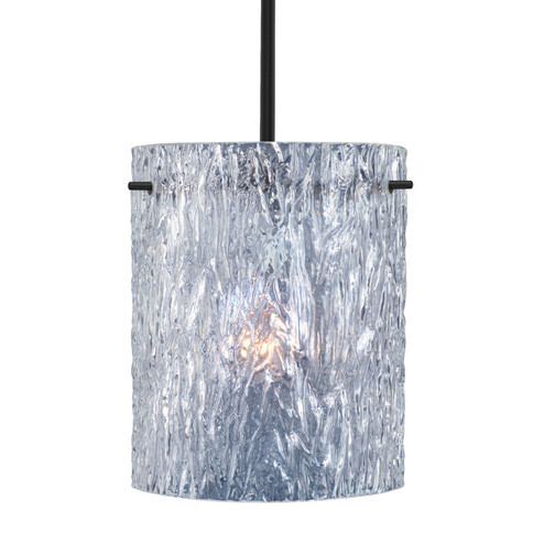 Besa Tamburo 8 Stem Pendant LED Pendant in Black (74|1TT400600LEDBK)