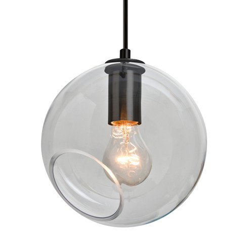 Besa Maestro 8 Pendant LED Pendant in Black (74|1JTMAESTRO8CLEDILBK)