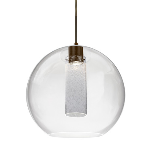 Besa Eli Pendant LED Pendant in Bronze (74|1JTELICLLEDBR)