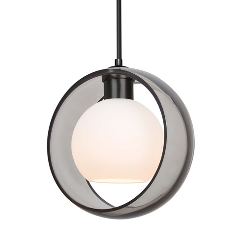 Besa Mana Pendant One Light Pendant in Black (74|1JCMANASMBK)