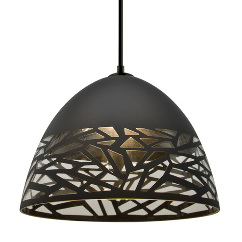 Besa Kiev Pendant One Light Pendant in Black (74|1JCKIEVBKBK)