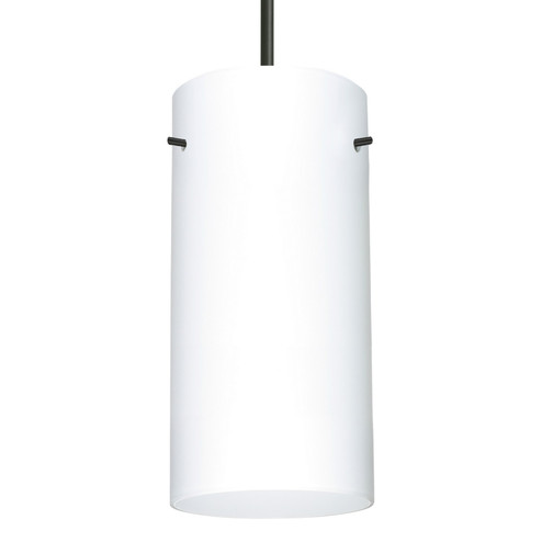 Besa Stilo 12 Pendant One Light Pendant in Black (74|1JC412007BK)