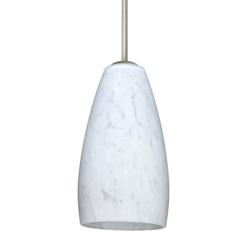 Besa Chrissy Pendant One Light Pendant in Satin Nickel (74|1BC150919LEDSN)