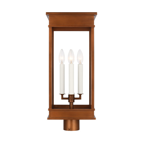 Cupertino Four Light Post Lantern in Natural Copper (454|CO1524NCP)