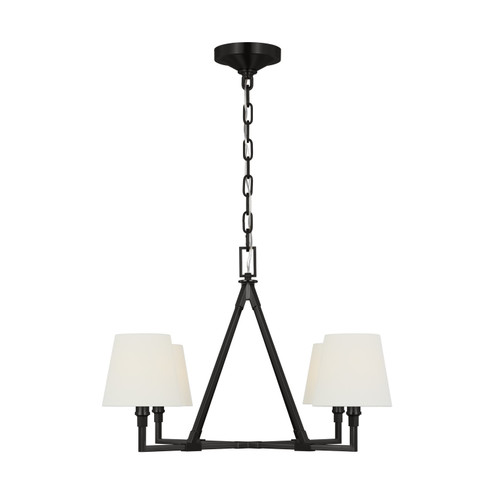 Perth Four Light Chandelier in Aged Iron (454|CC1744AI)