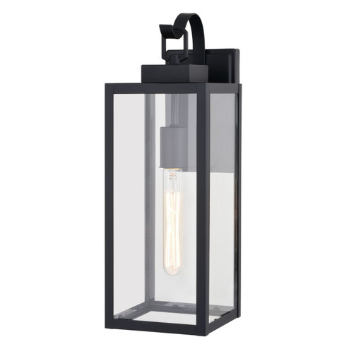 Clinton One Light Outdoor Wall Mount in Matte Black (63|T0745)