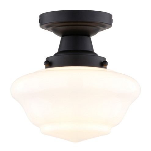 Eastgate One Light Semi-Flush Mount in Matte Black (63|C0312)