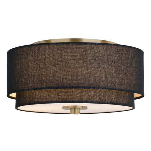 Burnaby Two Light Flush Mount in Matte Brass (63|C0309)