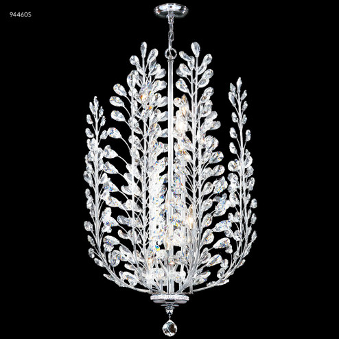 Florale Eight Light Chandelier in Silver (64|94460S2GT)