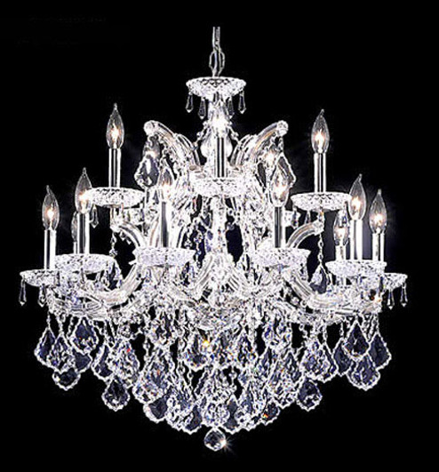 Maria Theresa Grand 15 Light Chandelier in Silver (64|91800S0GT)