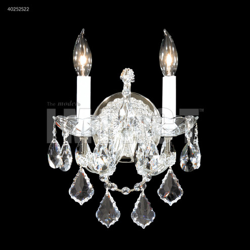 Maria Theresa Two Light Wall Sconce in Silver (64|40252S0GT)