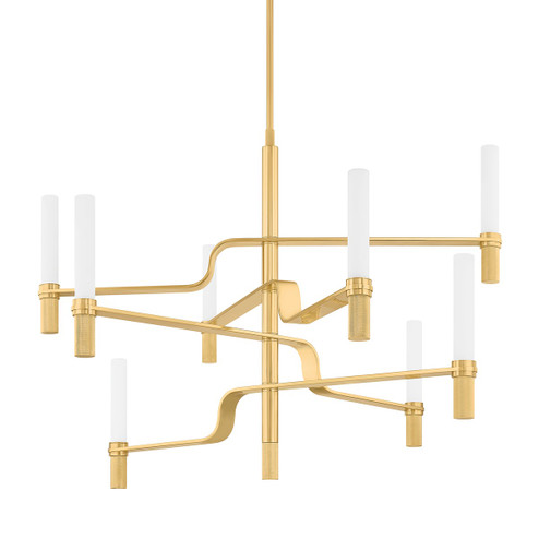 Allentown LED Chandelier in Aged Brass (70|4008AGB) Allentown LED Chandelier in Aged Brass (70|4008AGB)