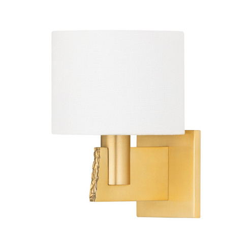 Brampton One Light Wall Sconce in Aged Brass (70|2710AGB)