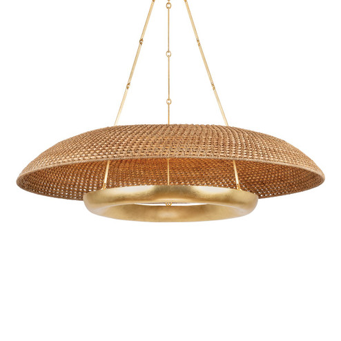 Oaklyn LED Chandelier in Vintage Gold Leaf (70|2348VGL)