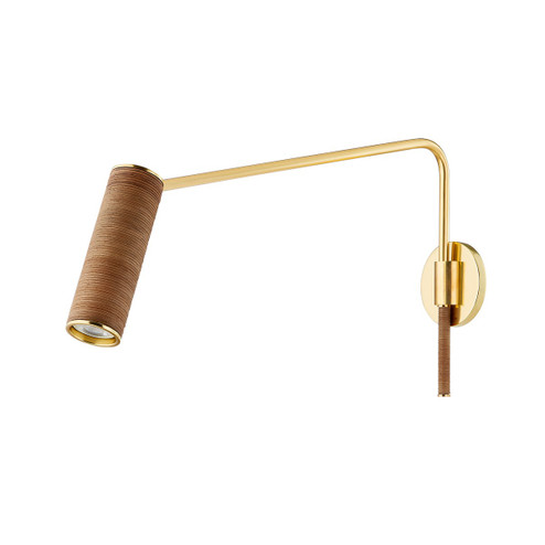 Narragansett One Light Wall Sconce in Aged Brass (70|2117AGB)