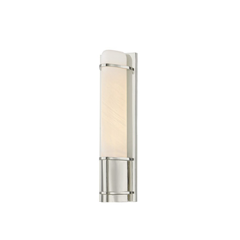 Tottenville One Light Wall Sconce in Polished Nickel (70|1116PN)