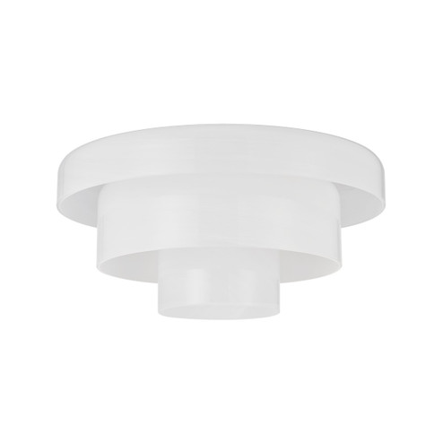 Port Richmond One Light Flush Mount in Aged Brass (70|1008AGB)
