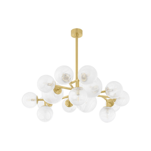 Glasgow 15 Light Chandelier in Vintage Polished Brass (68|48847VPB)