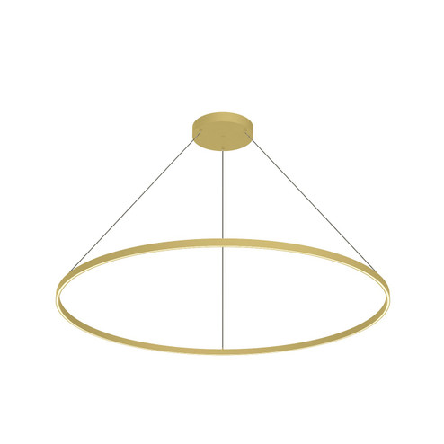 Cerchio LED Pendant in Brushed Gold (347|PD87160BGUNV010)