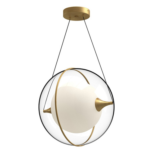 Aries LED Pendant in Brushed Gold (347|PD76716BGUNV)