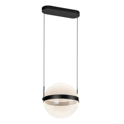 Pisces LED Pendant in Black/Light Guide (347|PD75912BKLG3CCTUNV)