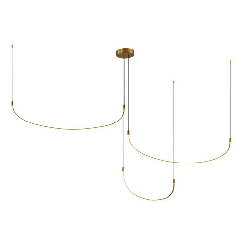 Talis LED Pendant in Brushed Gold (347|MP89390BGUNV)