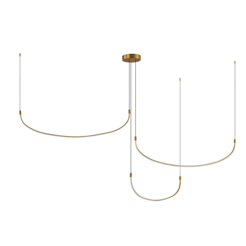 Talis LED Pendant in Brushed Gold (347|MP89370BGUNV)