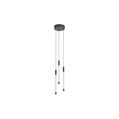 Motif LED Pendant in Black (347|MP75213BKUNV)