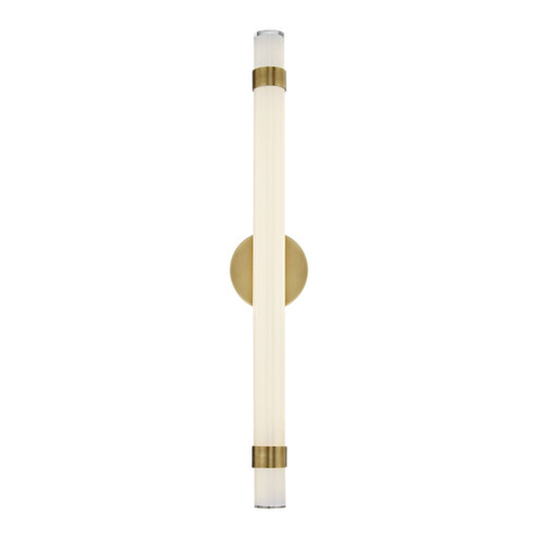 Madison LED Wall/Vanity in Vintage Brass/Glossy Opal (452|WV324230VBGOUNV)