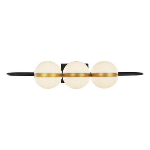 Tagliato LED Wall/Vanity in Matte Black/Brushed Gold (452|WV302003MBBGUNV)