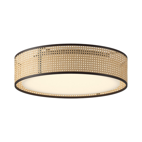 Lyla LED Flush Mount in Rattan (452|FM479020RB5CCT)