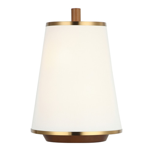 Desert Flyer Two Light Wall Sconce in Satin Brass/Medium Walnut (137|520W02SBW)