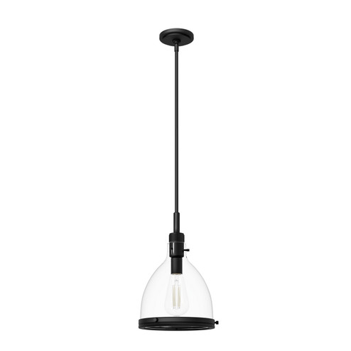Van Nuys One Light Pendant in Matte Black (47|48052)