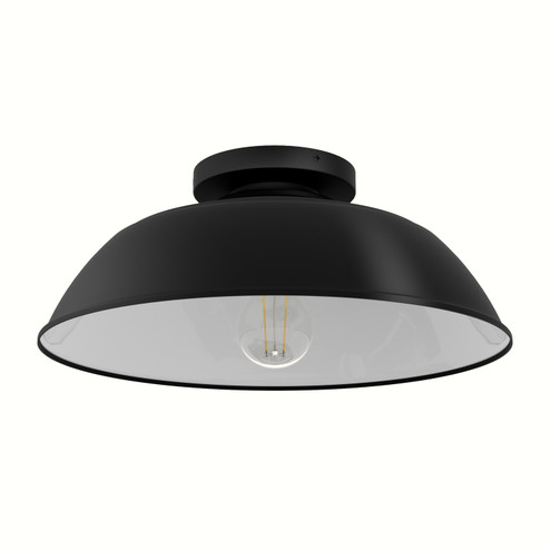 Mill Valley One Light Outdoor Flush Mount in Matte Black (47|46003)