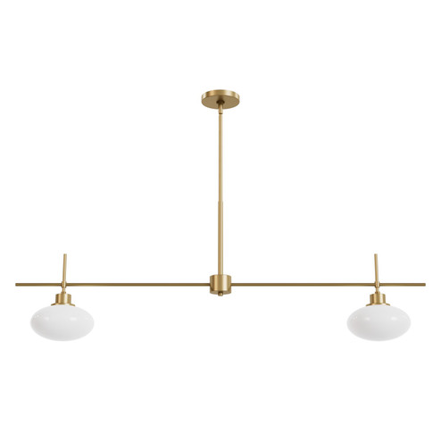 Getty Two Light Chandelier in Luxe Gold (47|13192)
