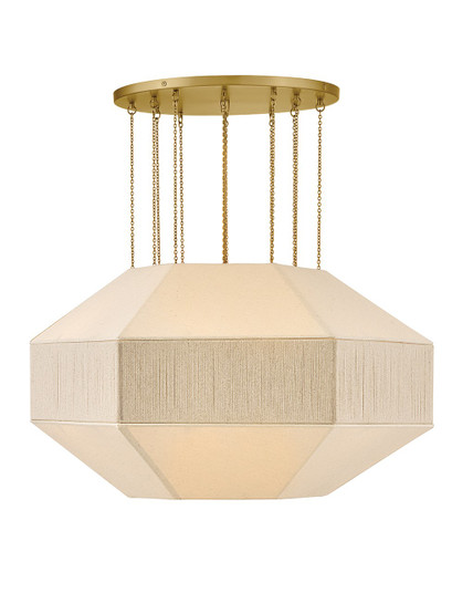 Lyla LED Chandelier in Lacquered Brass (13|47495LCB)