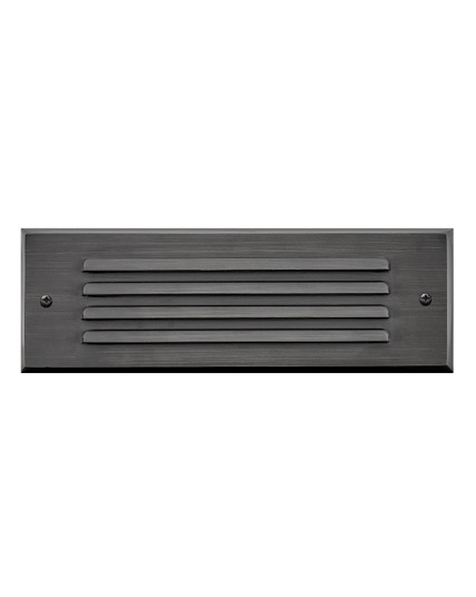 Louvered Brick Light LED Flush Step Light in Satin Black (13|15765SK)