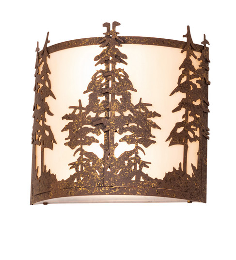 Tall Pines Two Light Wall Sconce in Pompeii Gold (57|274298)