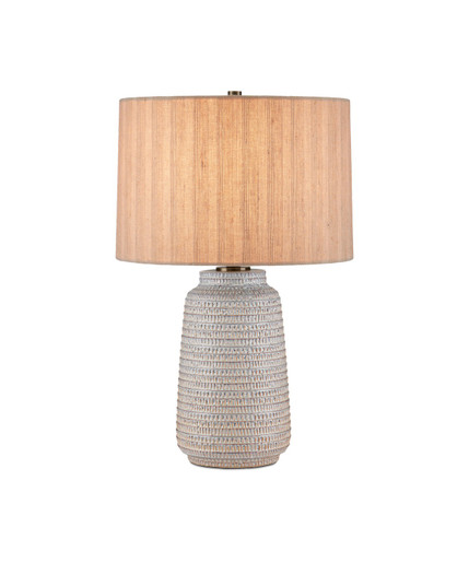 Owen One Light Table Lamp in Off-White/Light Brown/Antique Brass (142|60000978)