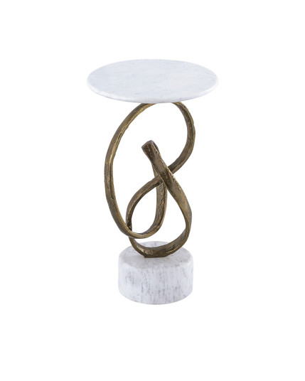 Ruban Accent Table Accent Table in Antique Brass / Natural (142|40000196)