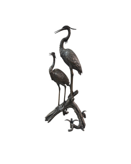 Herons on Branch Bronze Herons on Branch in Bronze (142|12000913)
