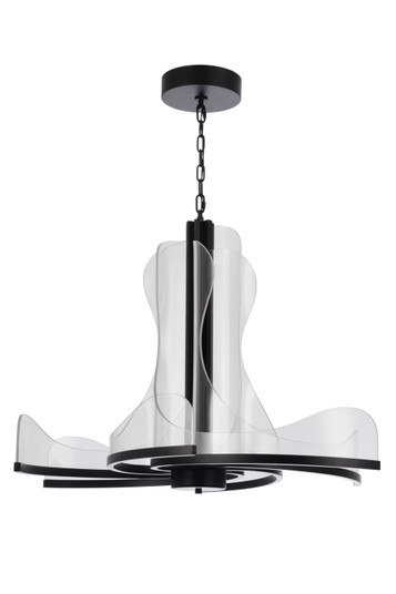 Estrella LED Chandelier in Flat Black (46|59627FBLED)