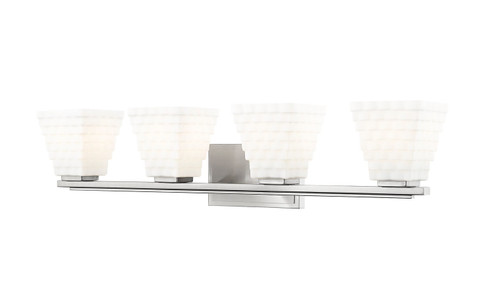 Annalise Four Light Vanity in Brushed Nickel (224|75144VBN)