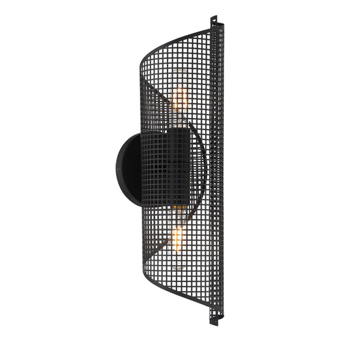 Hillbourne Two Light Wall Sconce in Matte Black (51|98030289)